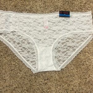 Womens lace hipster underwear
